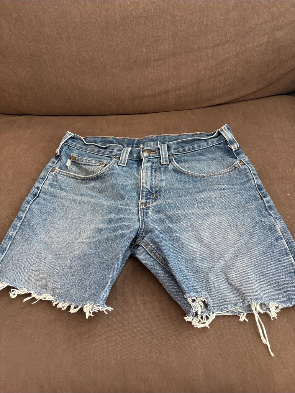 Carhartt Blue Denim Jean Shorts